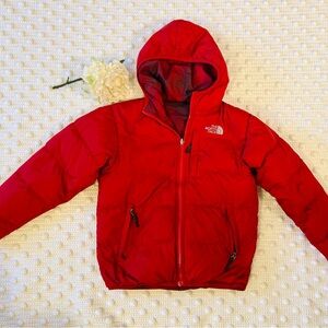 The North Face Kids Red Puffer Jacket